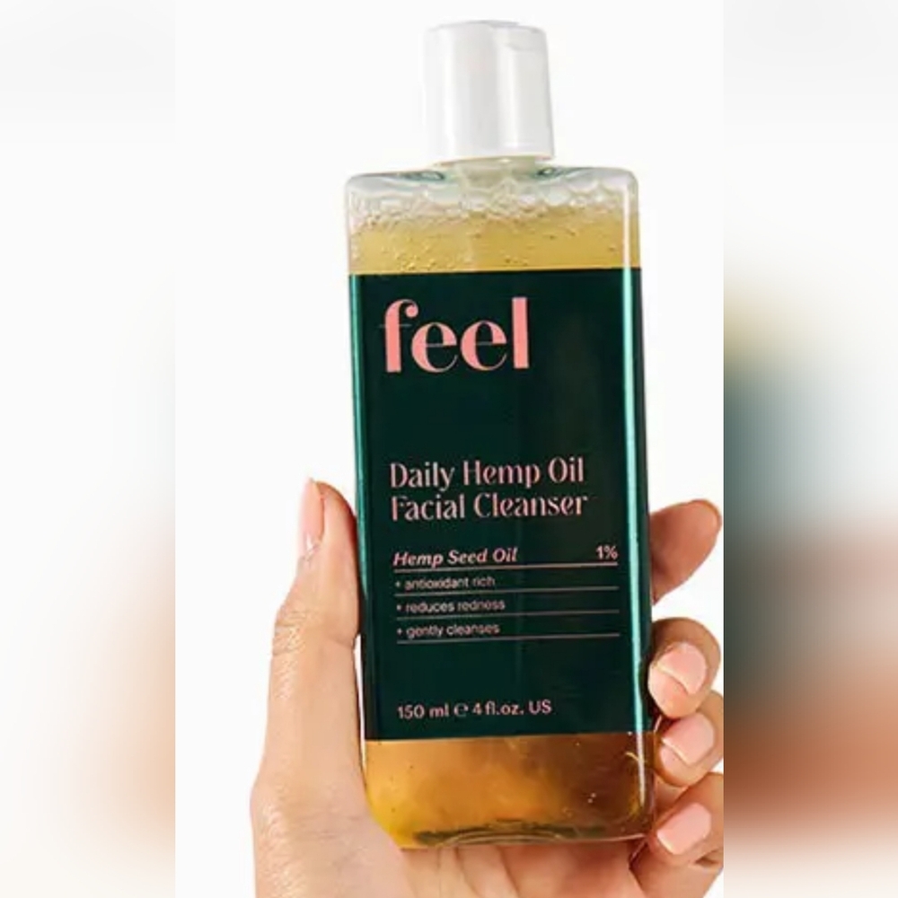 FEEL BEAUTY Hemp Oil Facial Cleanser NIB, Full Size